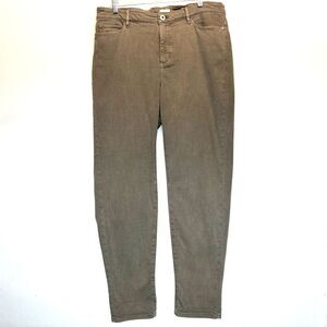 J Jill Denim Womens Jeans Size 16 Brown Boyfriend Straight Leg Ankle Stretch